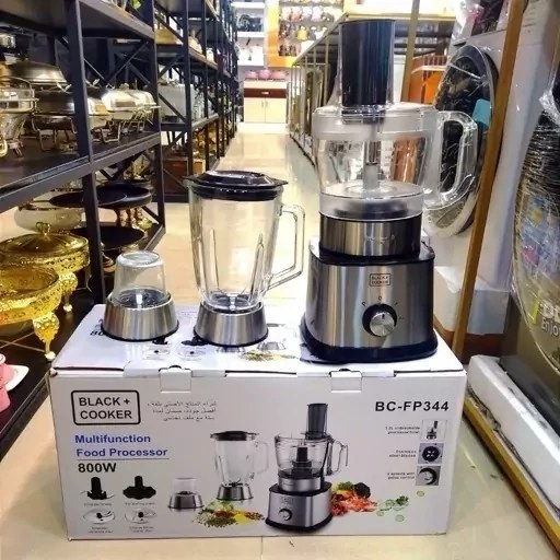غذا ساز حرفه‌ای چندکاره بلک کوکر مدل BC-FP344 با گارانتی 12 ماهه